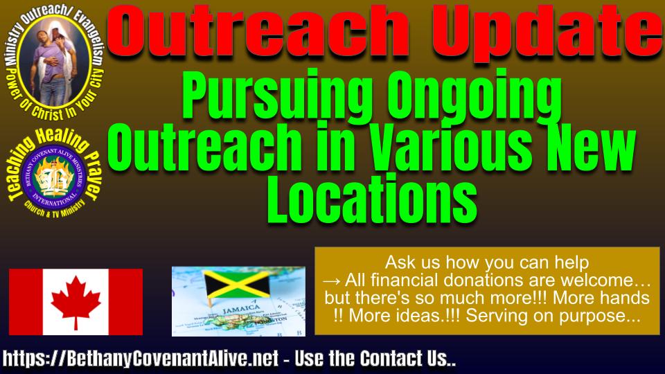 Pursuing Outreach Opportunities in Various Locations