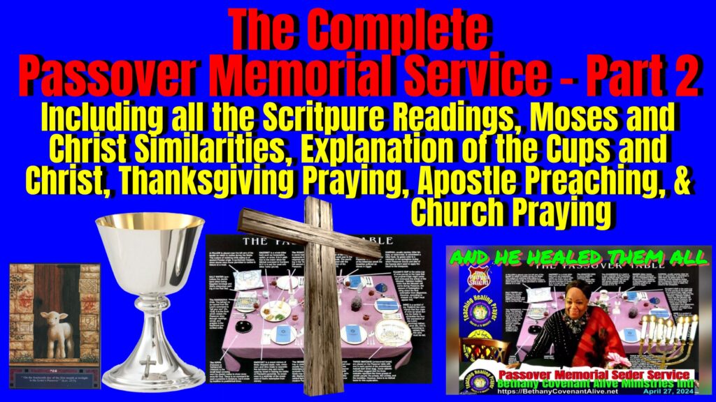 Complete Passover Memorial Service - Part 2 - Cover Image