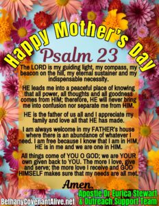 Senior Event - Mothers Day - Prayer - 2024