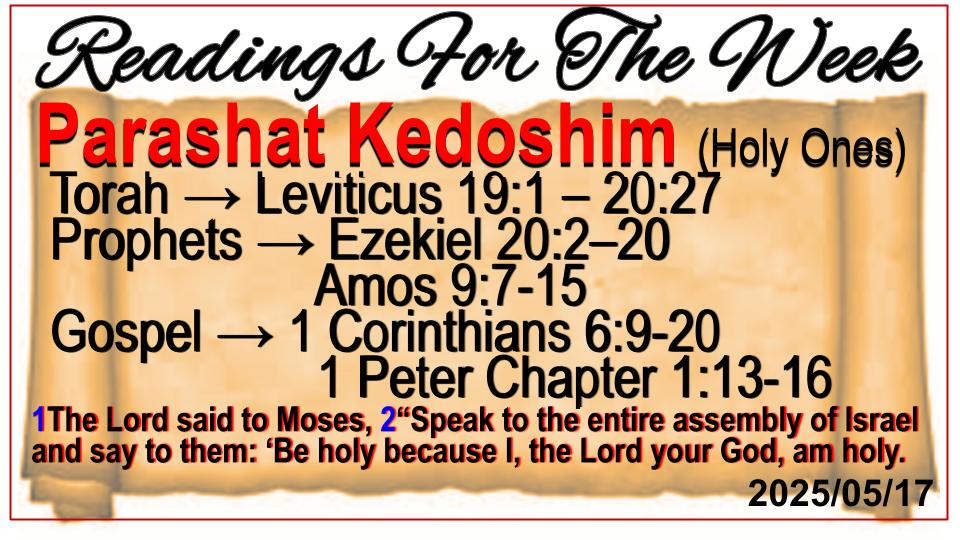 Readings This Week - Bethany Covenant Alive Ministries Intl Readings This Week