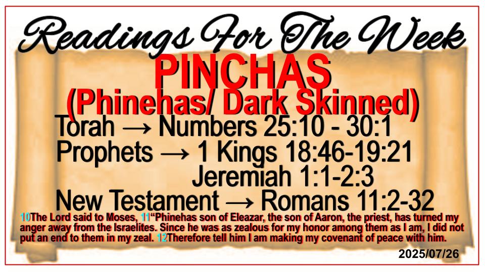 Readings for the Week