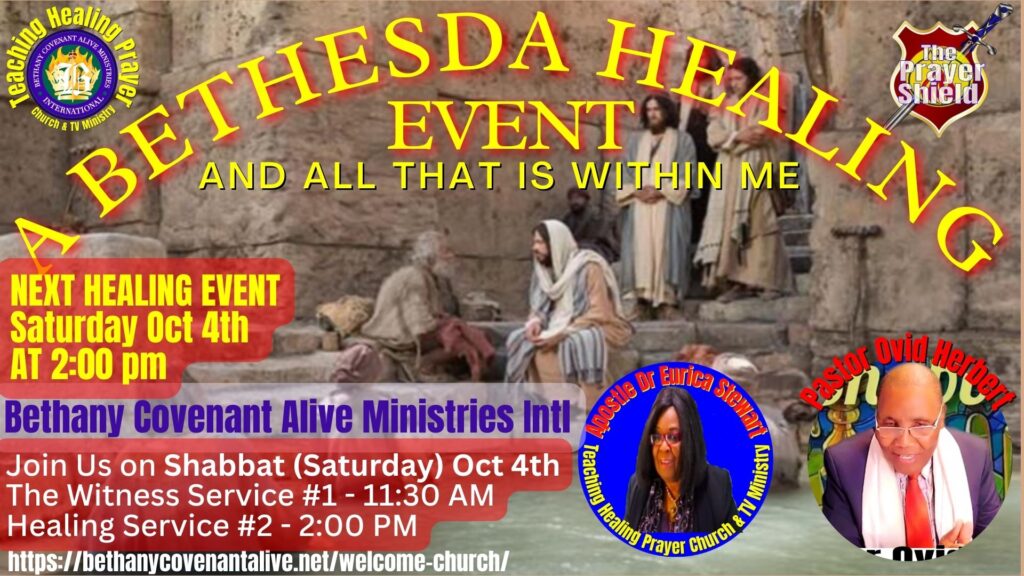 Bethesda Healing Event - Oct 4th