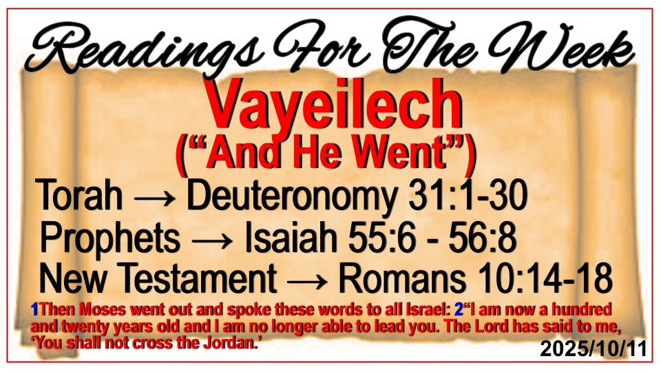 Readings for the Week - Bethany Covenant Alive Ministries Intl Readings for the Week