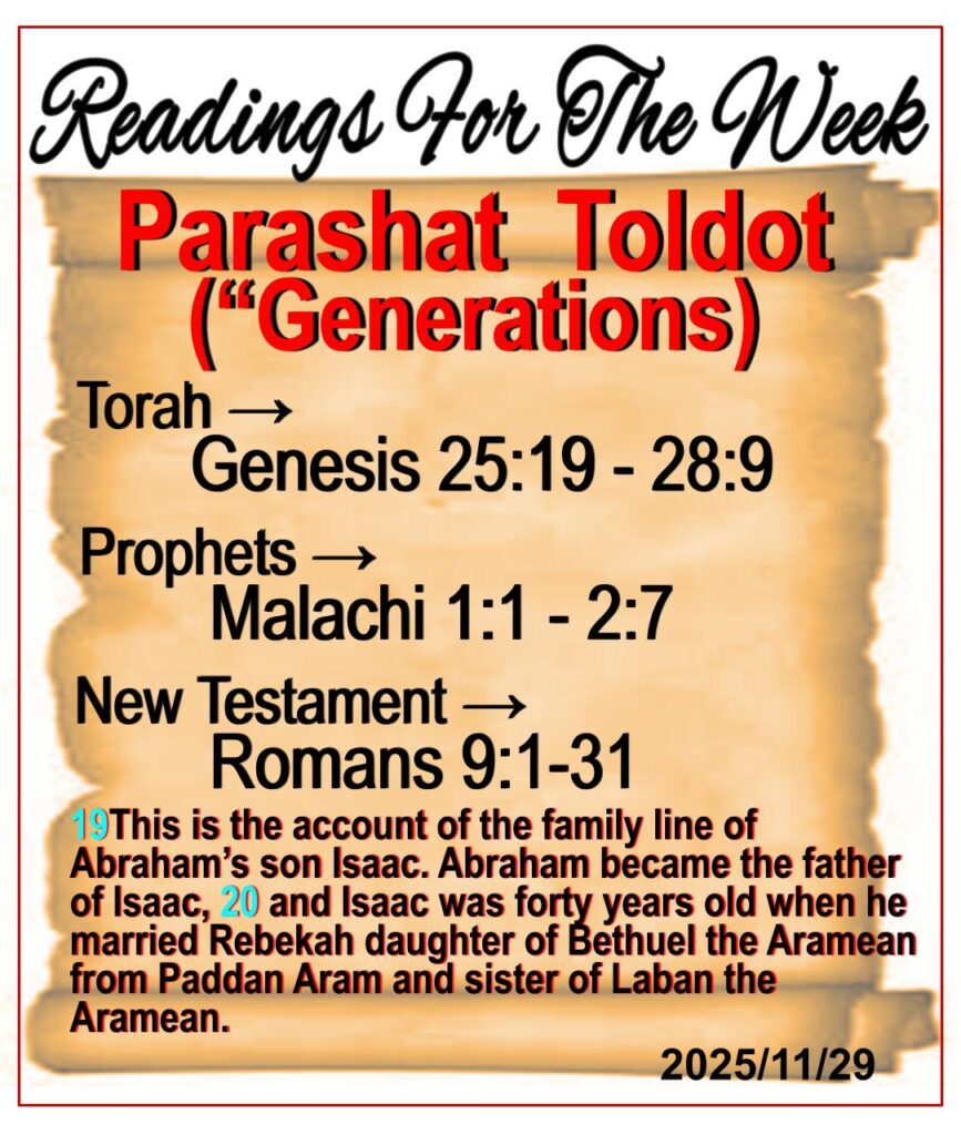 Readings for the Week