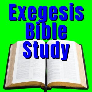 Exegesis - Bible Study