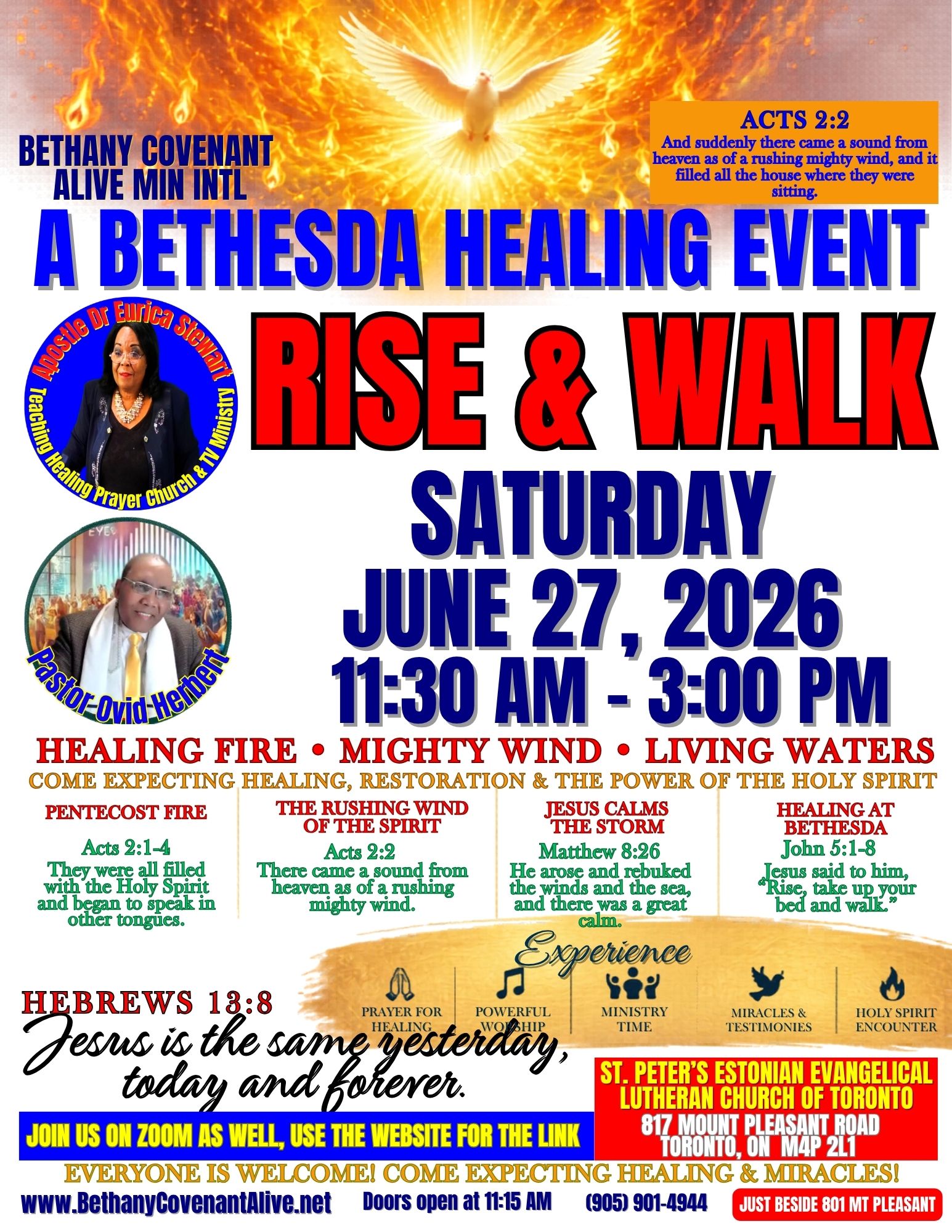 Healing Event - June 27 - Downtown Toronto