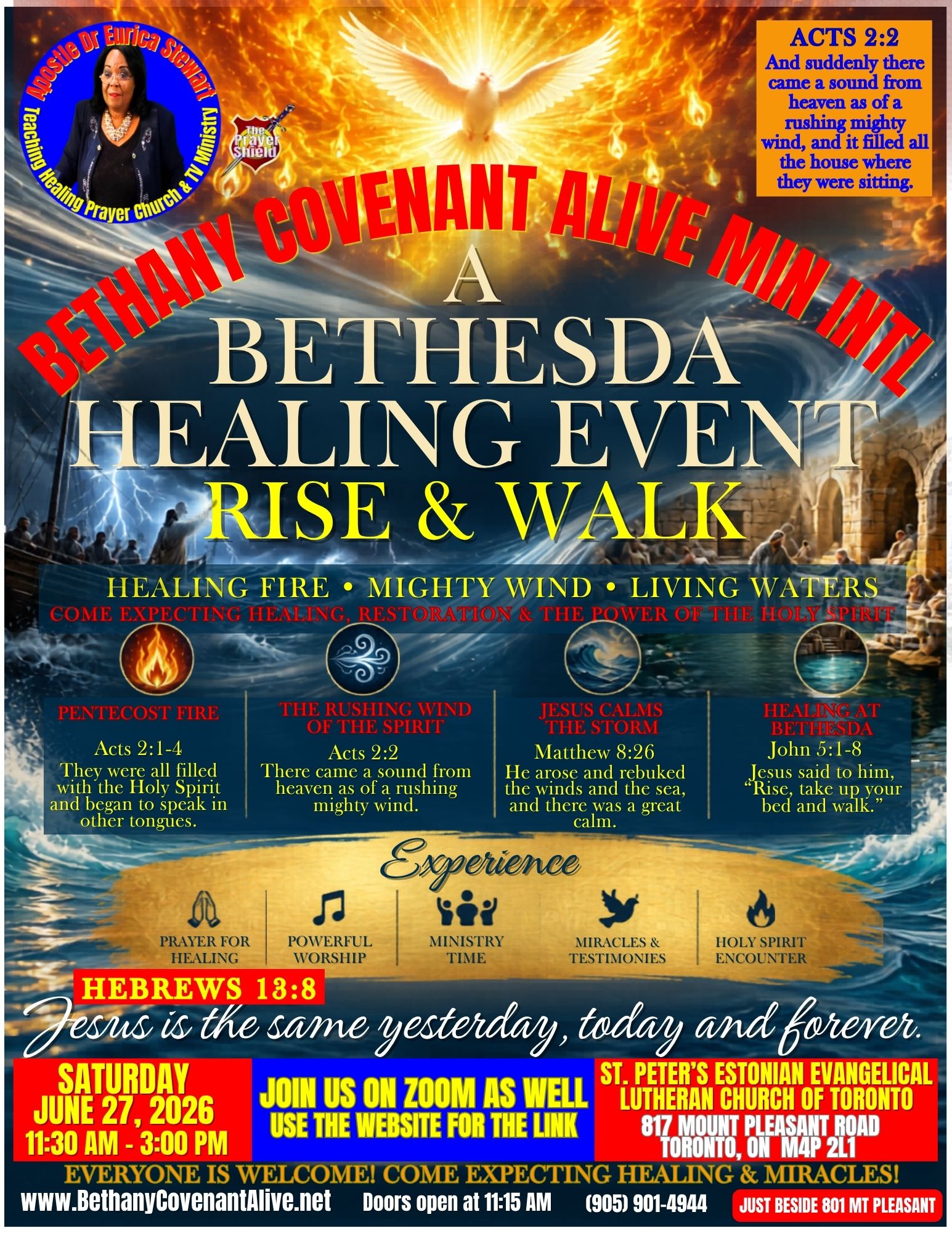 Bethesda Healing Event - June 27th