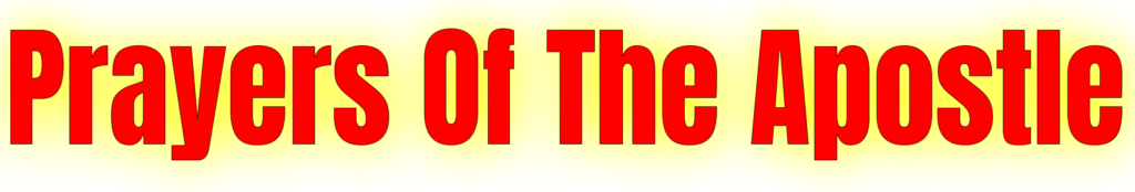 Prayers of the Apostle - Title